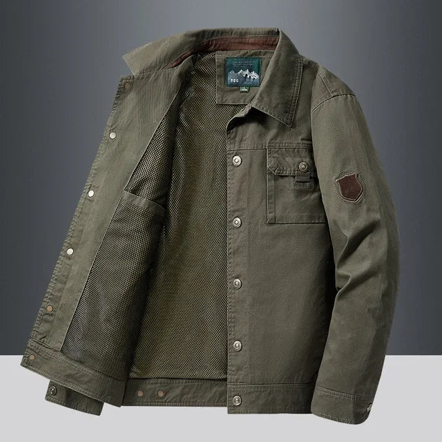 Jaqueta Casual Masculina em Algodão Drauffen DF224