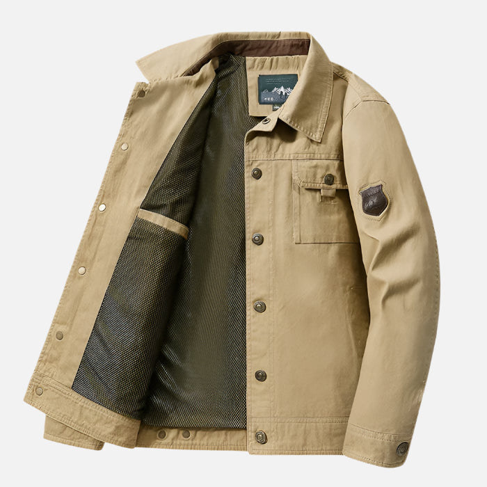 Jaqueta Casual Masculina em Algodão Drauffen DF224