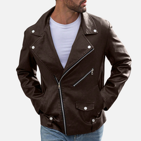 Jaqueta de Couro Masculina Drauffen DF019