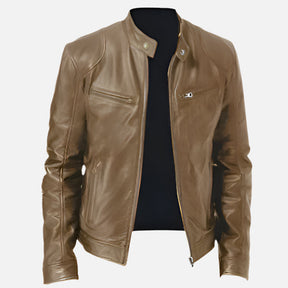 Jaqueta de Couro Masculina Drauffen DF237