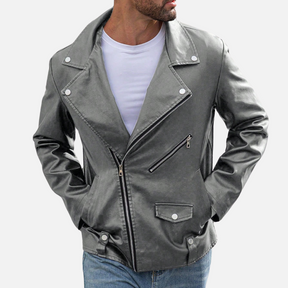 Jaqueta de Couro Masculina Drauffen DF019