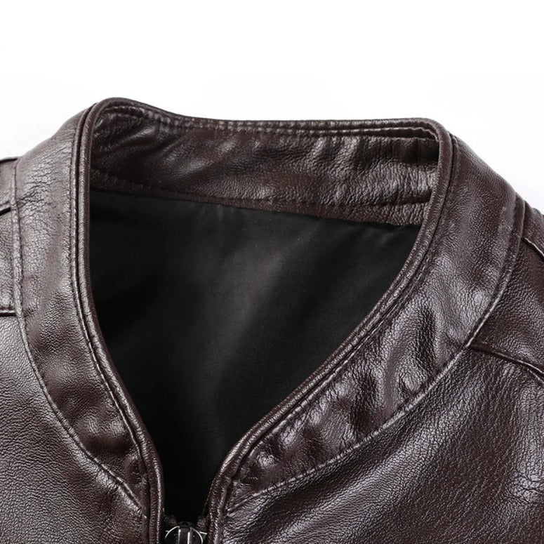 Jaqueta De Couro Masculina Drauffen DF220