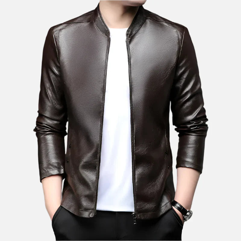 Jaqueta De Couro Masculina Drauffen DF220