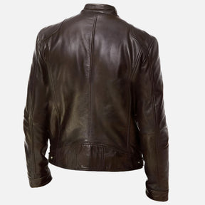 Jaqueta de Couro Masculina Drauffen DF237