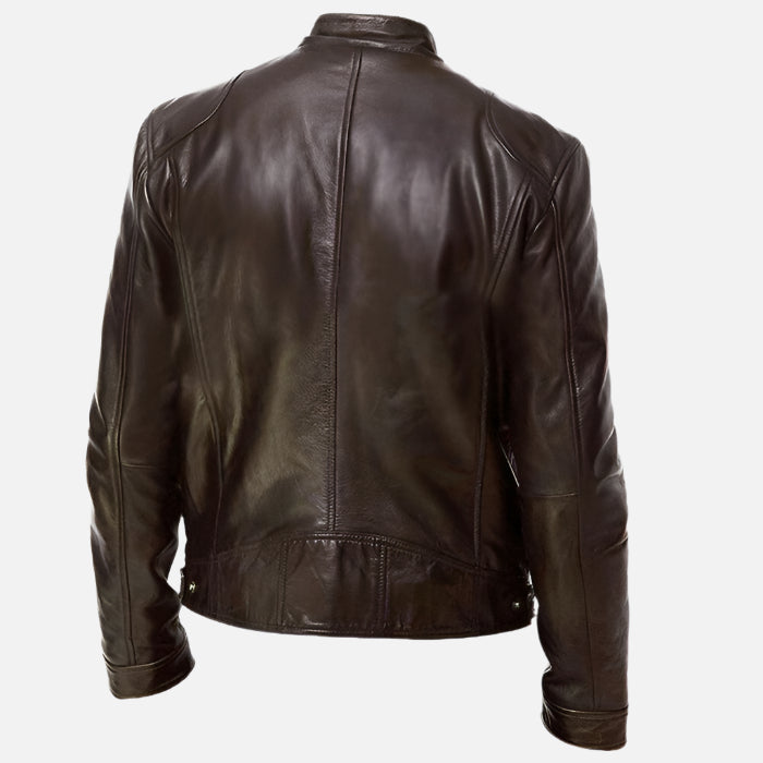 Jaqueta de Couro Masculina Drauffen DF237