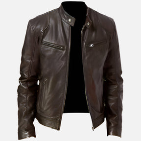 Jaqueta de Couro Masculina Drauffen DF237