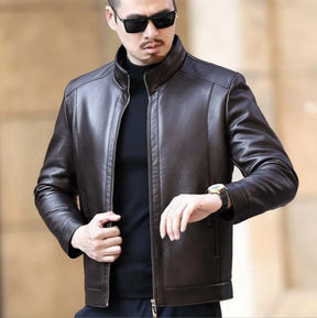 Jaqueta De Couro Masculina Miguel Sartori DF256