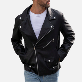 Jaqueta de Couro Masculina Drauffen DF019