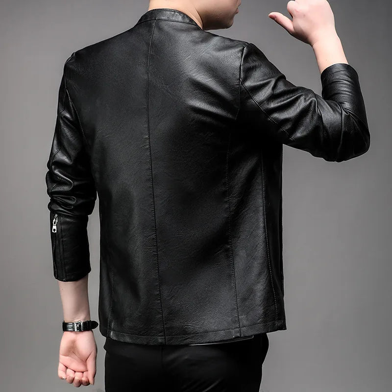 Jaqueta De Couro Masculina Drauffen DF220