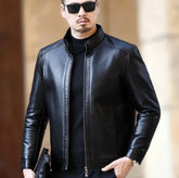 Jaqueta De Couro Masculina Miguel Sartori DF256