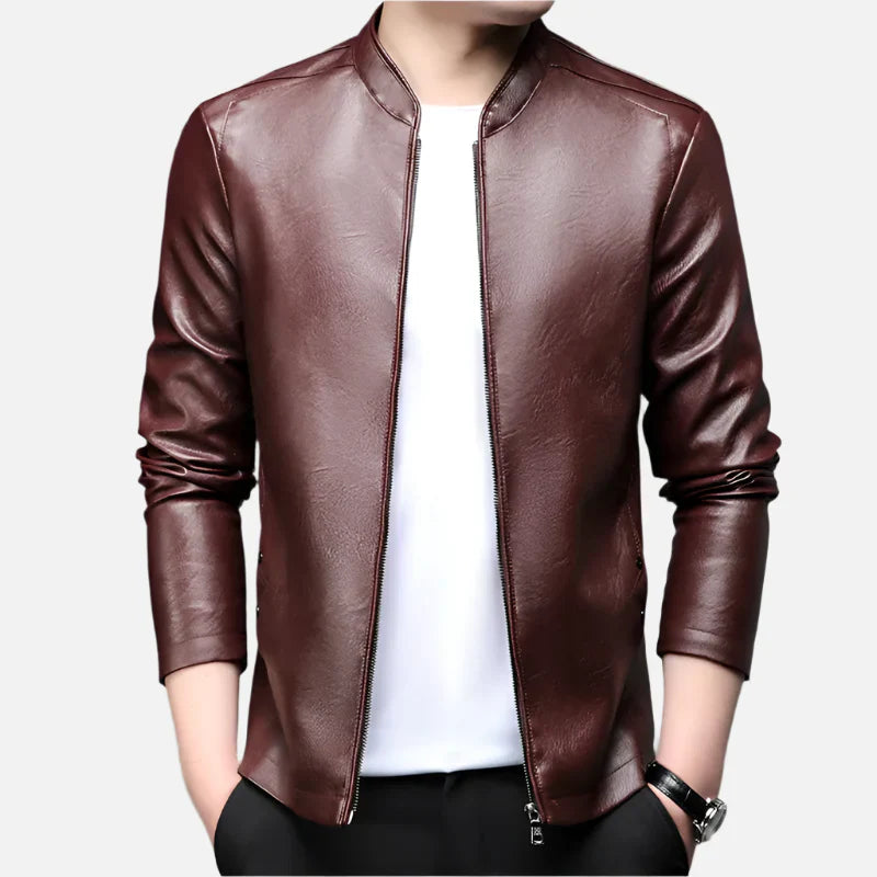 Jaqueta De Couro Masculina Drauffen DF220