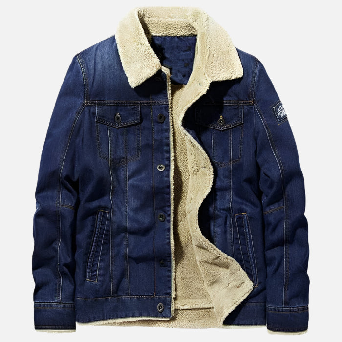 Jaqueta Jeans Masculina Acolchoada Drauffen DF187