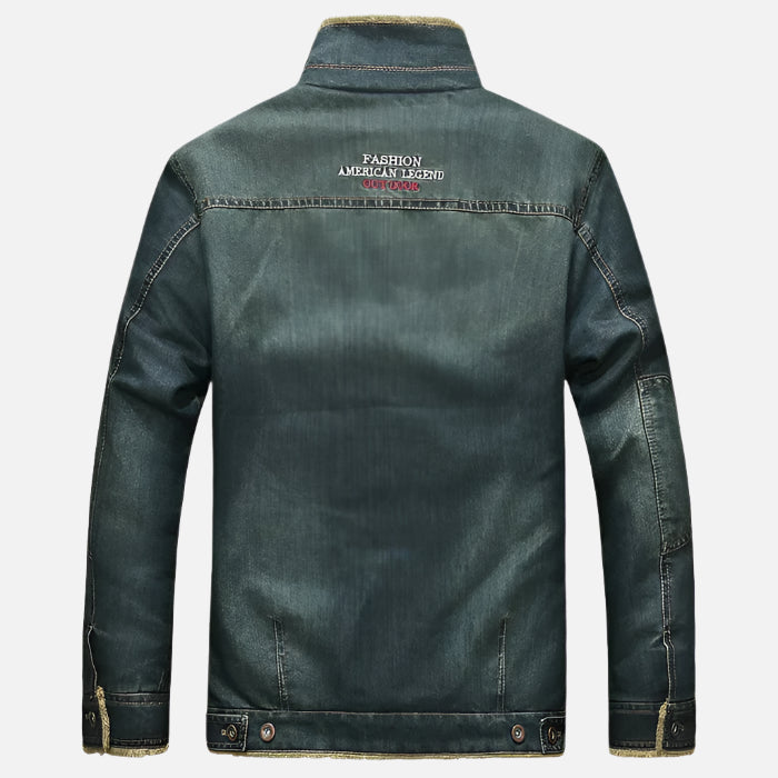 Jaqueta Jeans Masculina Acolchoada Drauffen DF186