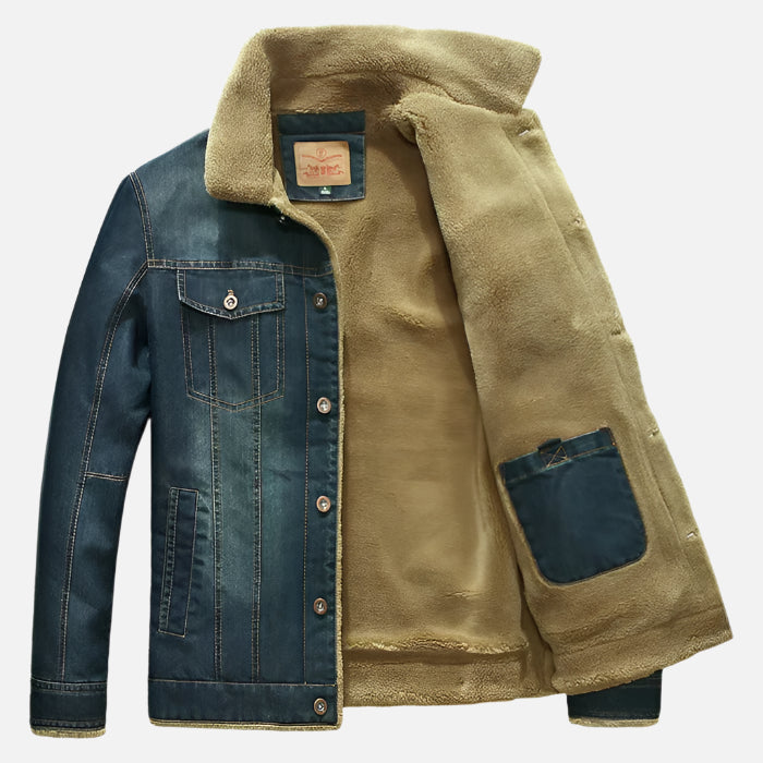 Jaqueta Jeans Masculina Acolchoada Drauffen DF186