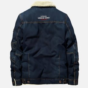 Jaqueta Jeans Masculina Acolchoada Drauffen DF187