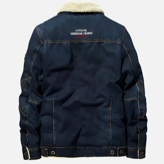Jaqueta Jeans Masculina Acolchoada Drauffen DF187