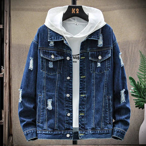 Jaqueta Jeans Masculina Miguei Sartori DF188