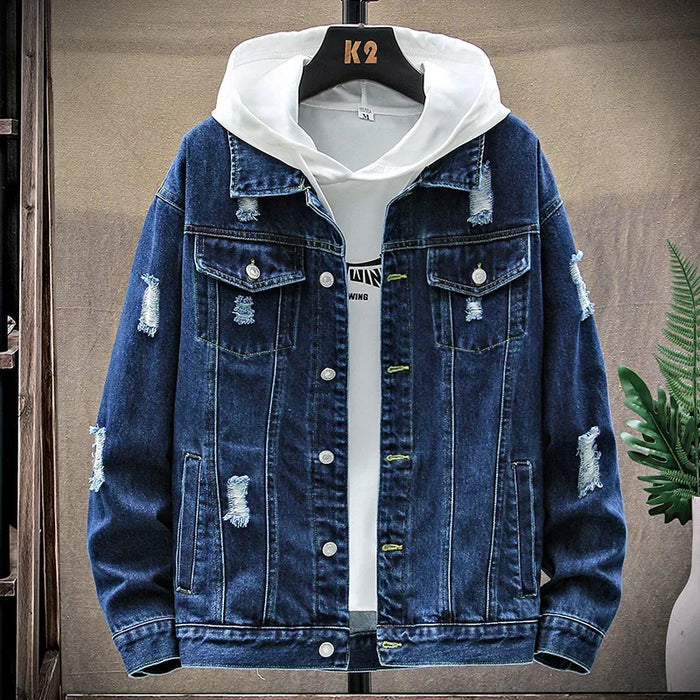 Jaqueta Jeans Masculina Miguei Sartori DF188