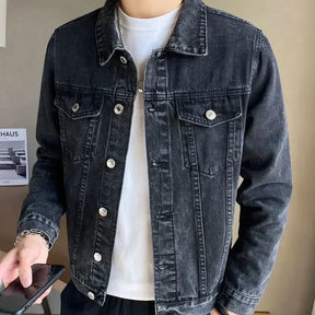Jaqueta Jeans Masculina com Botões Miguei Sartori DF210