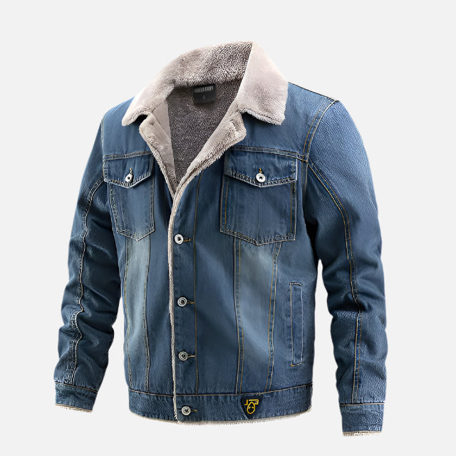 Jaqueta Jeans Masculina com Interior Forrada Miguei Sartori DF192