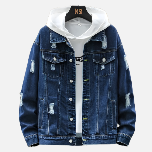 Jaqueta Jeans Masculina Miguei Sartori DF188