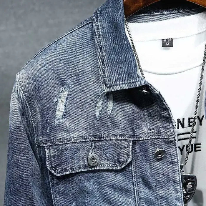 Jaqueta Jeans Masculina Miguei Sartori DF207
