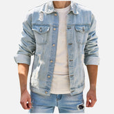 Jaqueta Jeans Masculina Drauffen DF208