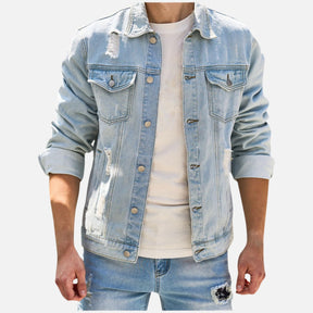 Jaqueta Jeans Masculina Drauffen DF208