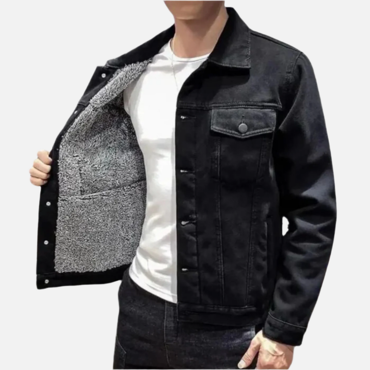 Jaqueta Jeans Masculina Miguei Sartori DF183