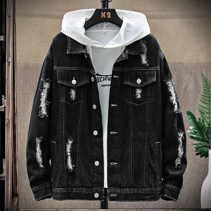 Jaqueta Jeans Masculina Miguei Sartori DF188