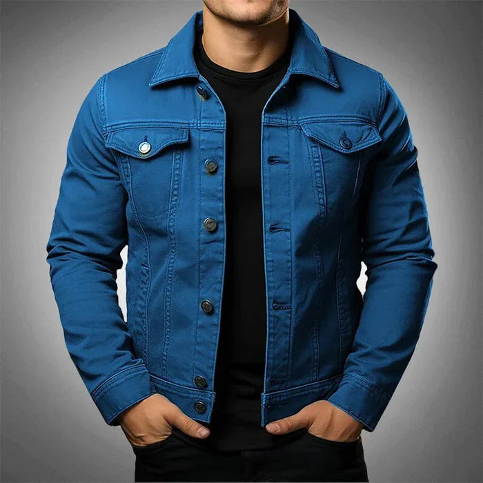 Jaqueta Jeans Masculina Slim Drauffen DF228