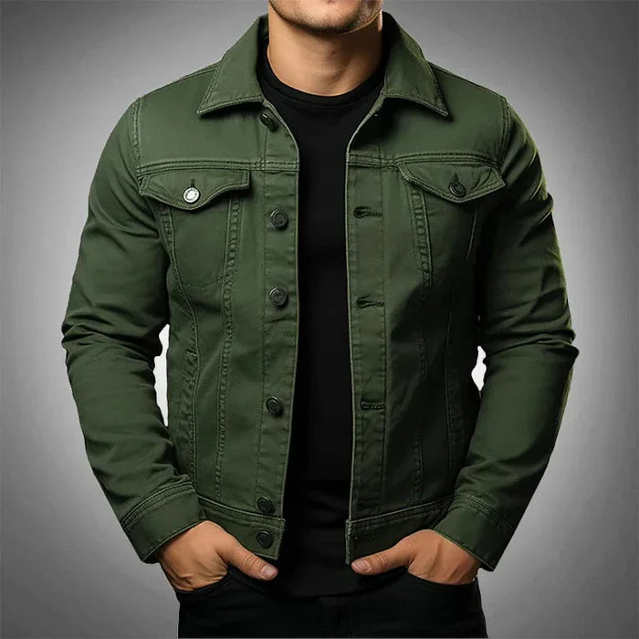 Jaqueta Jeans Masculina Slim Drauffen DF228