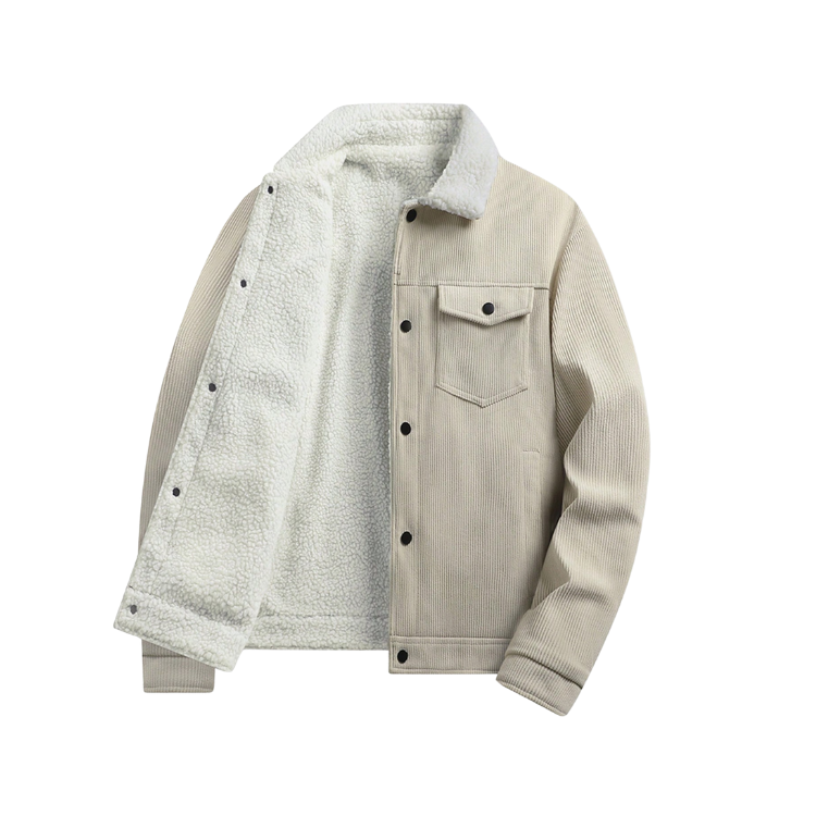 Jaqueta Masculina de Veludo Acolchoada Miguei Sartori DF071