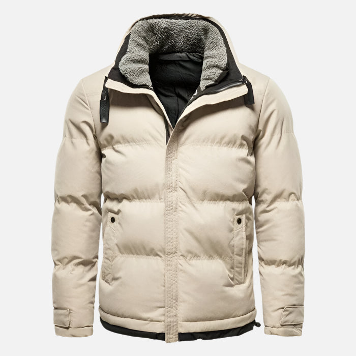 Jaqueta Masculina Puffer Forrada em Lã Drauffen DF260