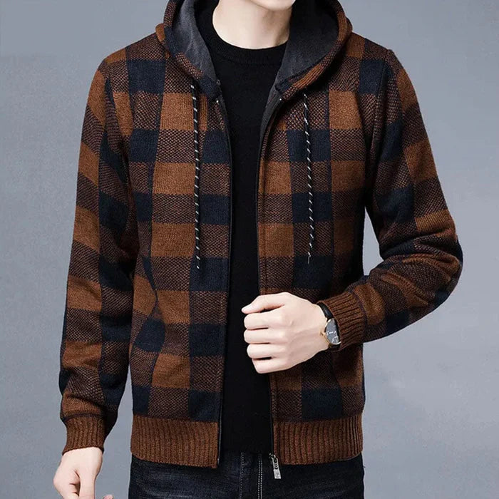 Jaqueta Masculina Xadrez Miguei Sartori DF194