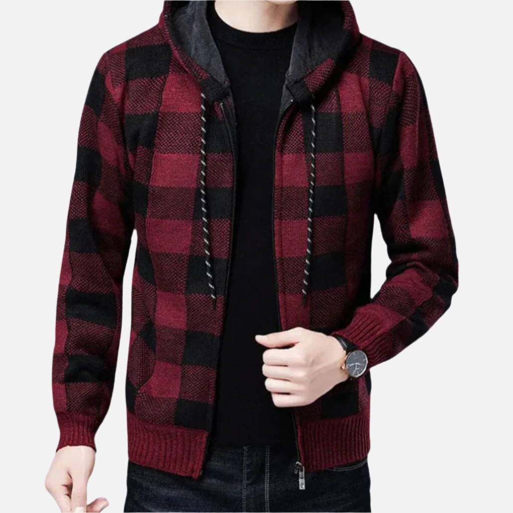 Jaqueta Masculina Xadrez Miguei Sartori DF194