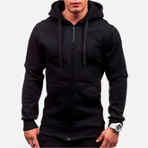 Jaqueta Moletom Masculina com Capuz e Zíper Drauffen DF234