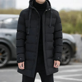 Jaqueta Puffer Masculina Alongada Drauffen DF230