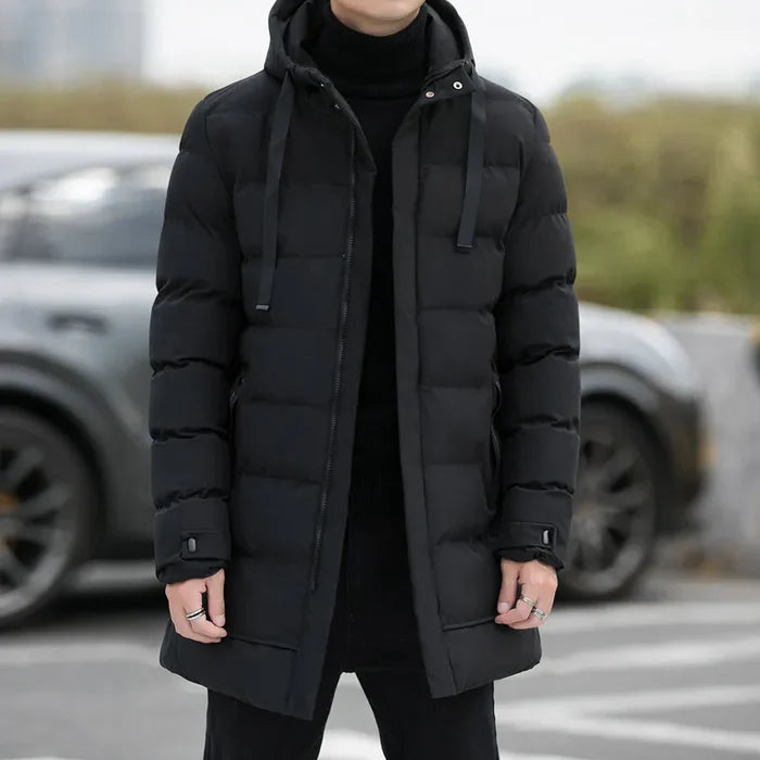 Jaqueta Puffer Masculina Alongada Drauffen DF230
