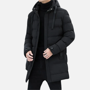 Jaqueta Puffer Masculina Alongada Drauffen DF230