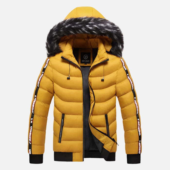 Jaqueta Puffer Masculina Capuz Forrado Drauffen DF254