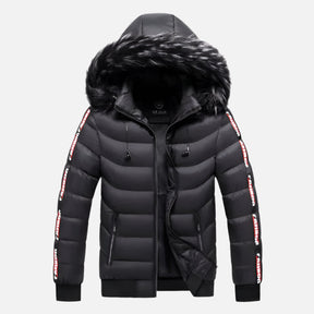 Jaqueta Puffer Masculina Capuz Forrado Drauffen DF254