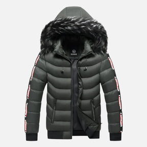 Jaqueta Puffer Masculina Capuz Forrado Drauffen DF254
