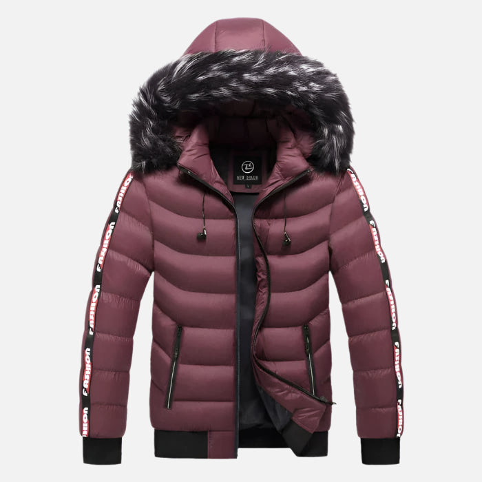 Jaqueta Puffer Masculina Capuz Forrado Drauffen DF254