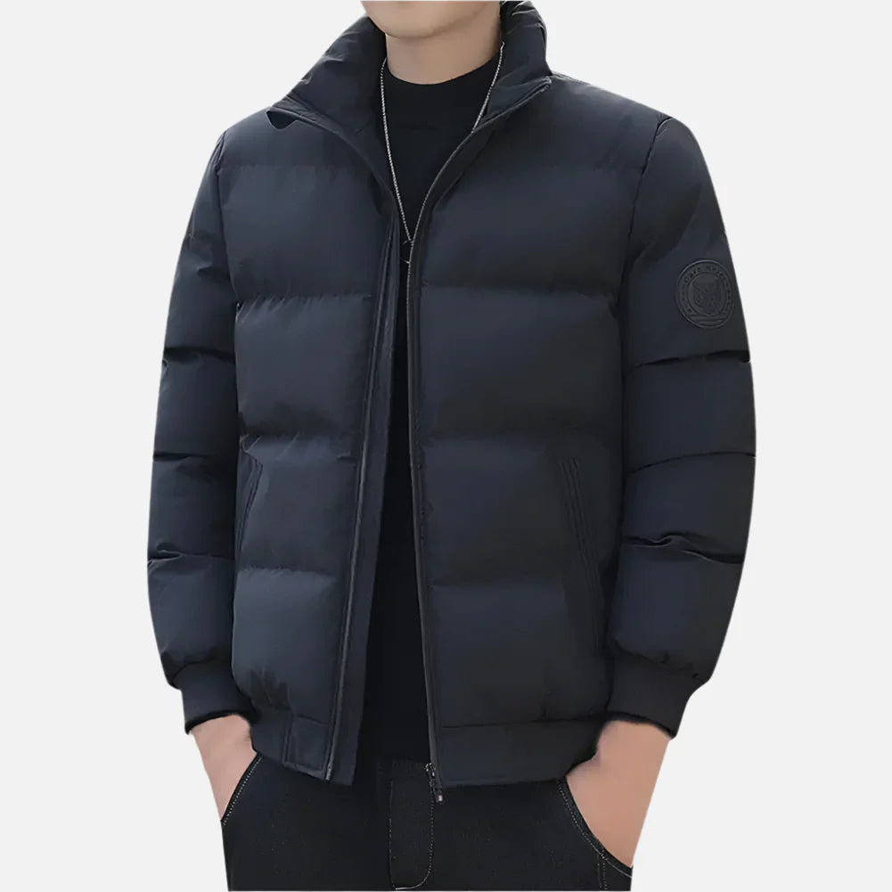 Jaqueta Puffer Masculina com Design Acolchoado Drauffen DF225
