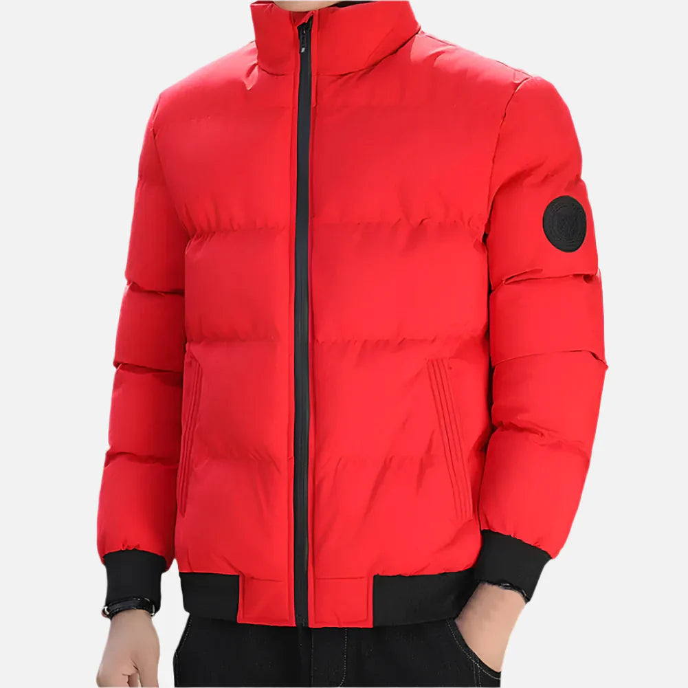 Jaqueta Puffer Masculina com Design Acolchoado Drauffen DF225