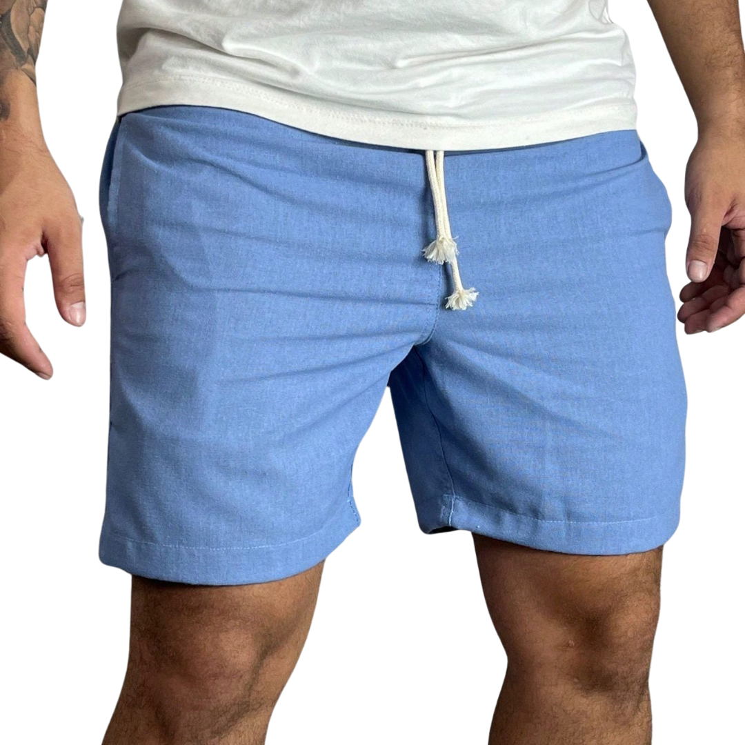 Short Linho Masculino Drauffen DF082