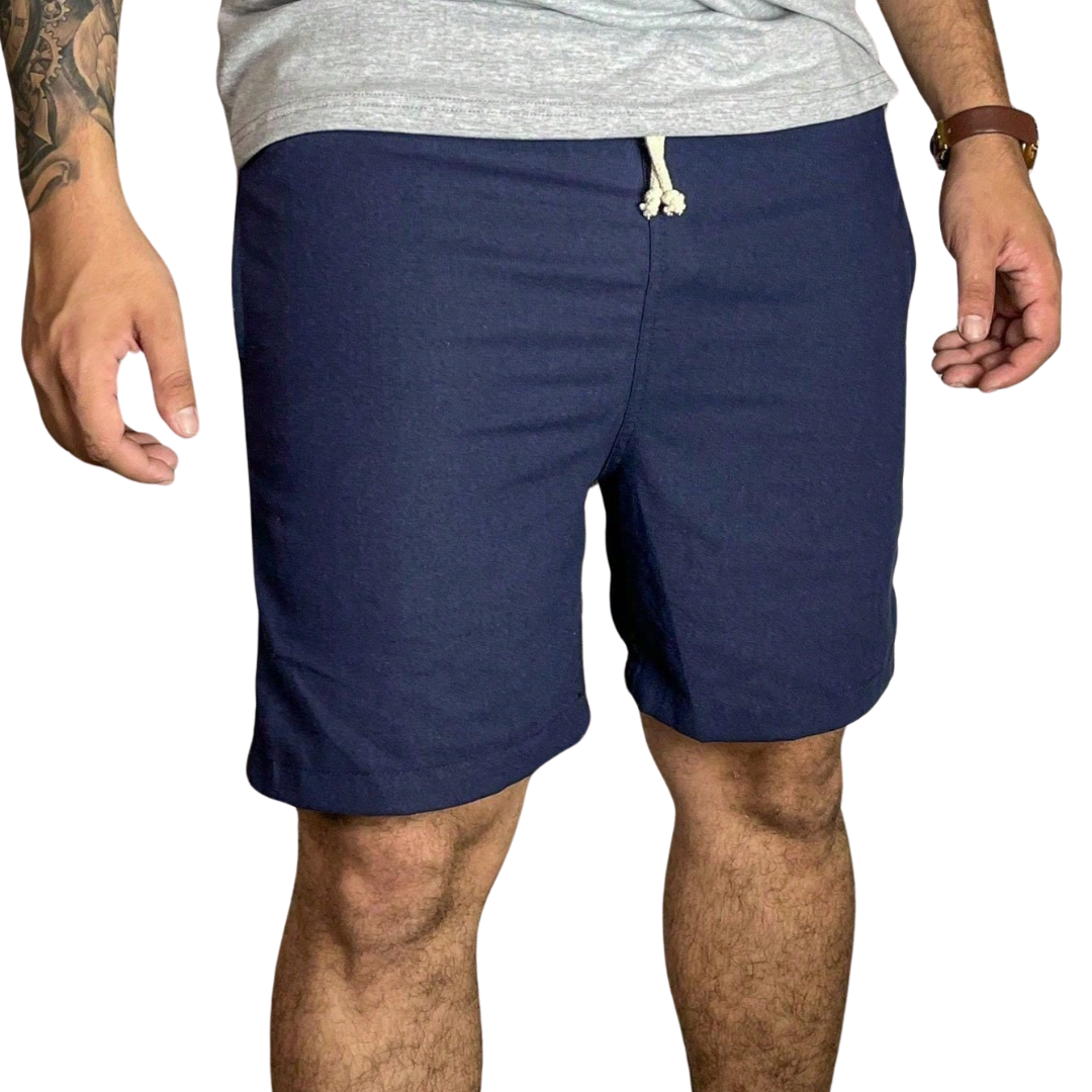 Short Linho Masculino Drauffen DF082