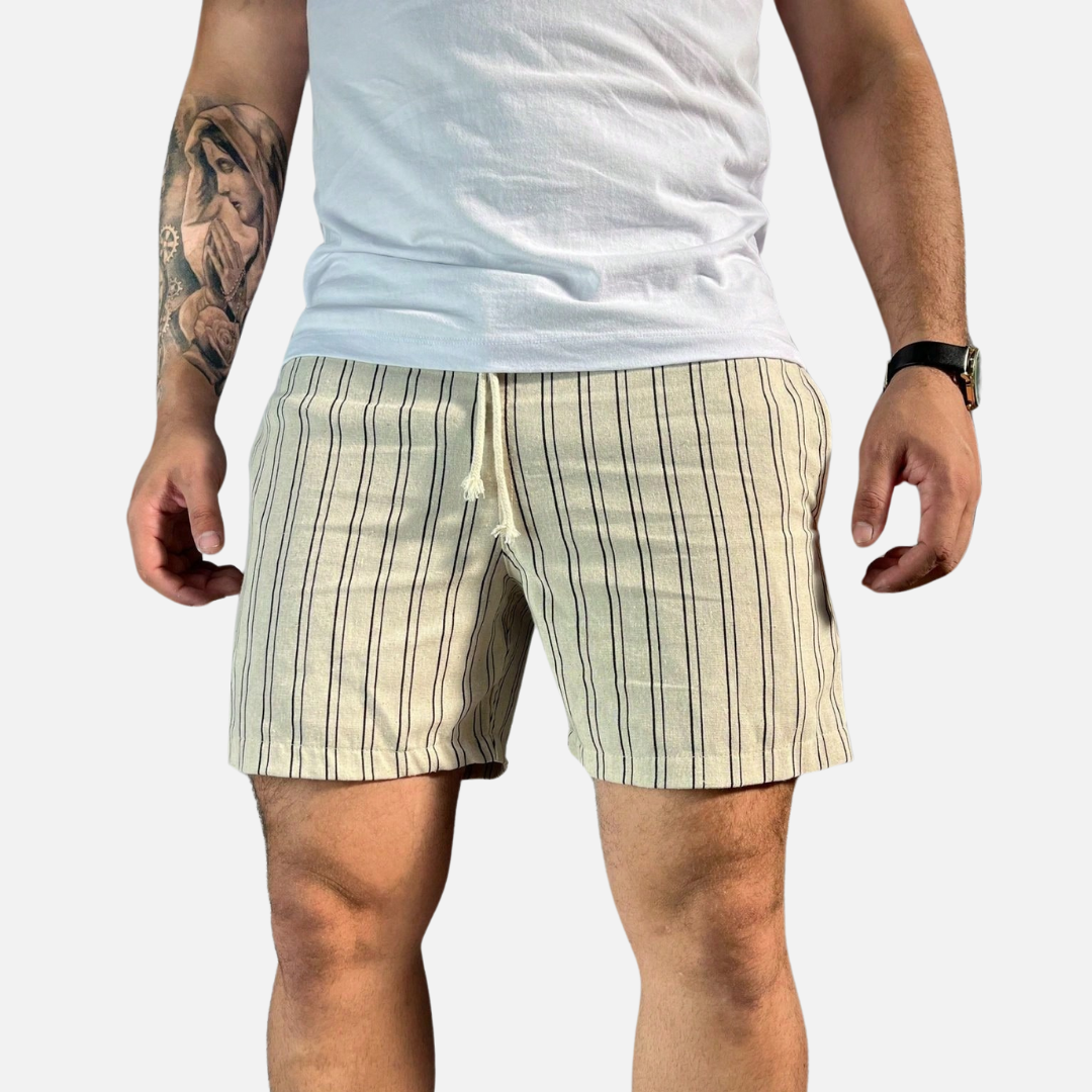 Short Linho Masculino Drauffen DF084