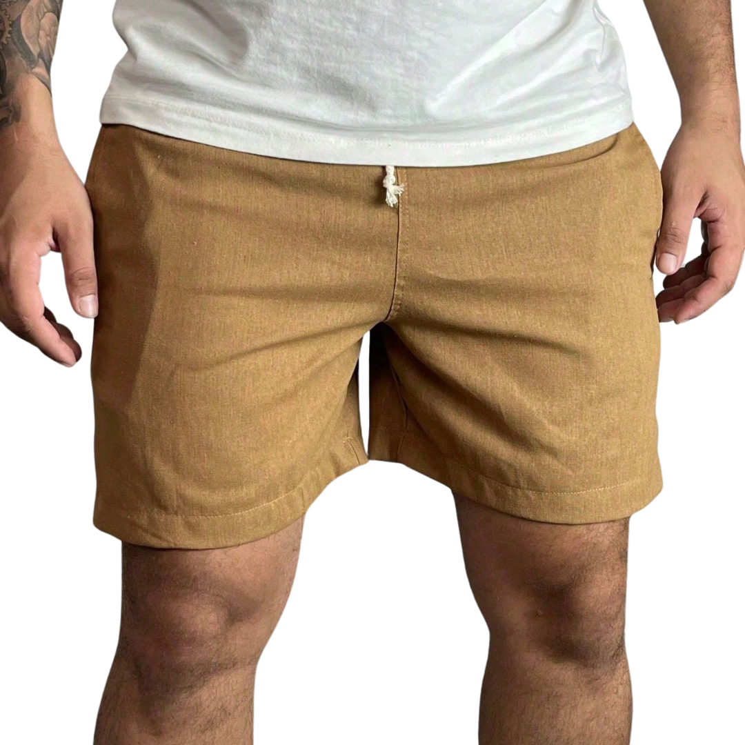 Short Linho Masculino Drauffen DF082